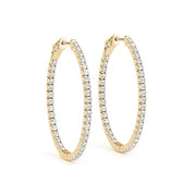 1.75 Inch 4 Prong Oval Hoop