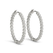 1.6 Inch 4 Prong Round Hoop