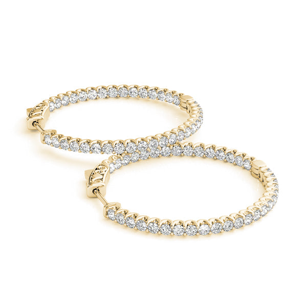 1.3 Inch 2 Prong Round Hoop