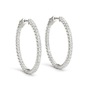.9 Inch 2 Prong Round Hoop