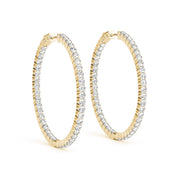 1.25 Inch 2 Prong Round Hoop-open Back