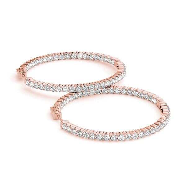 1.3 Inch 2 Prong Round Hoop