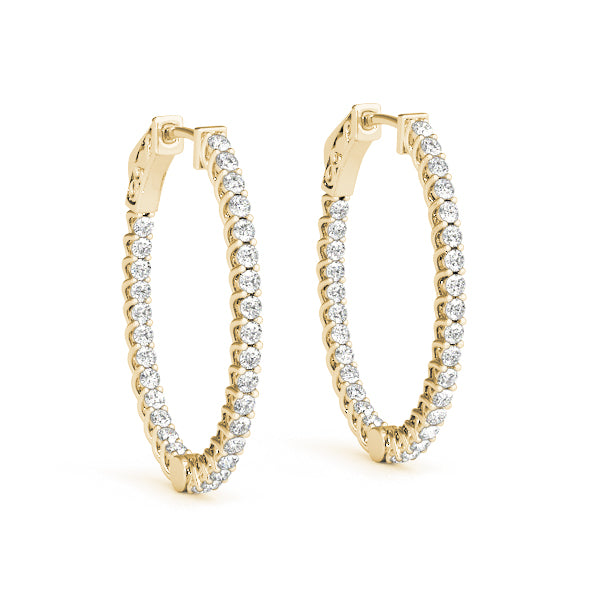 1.2 Inch Lucida Oval Hoop