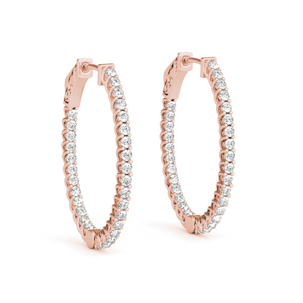 1.2 Inch Lucida Oval Hoop