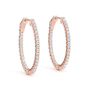 1.2 Inch Lucida Oval Hoop