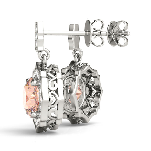 Earrings For Round Center