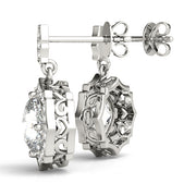 Scalloped Halo Earrings