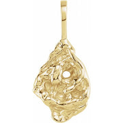 14k Yellow Nugget Pendant