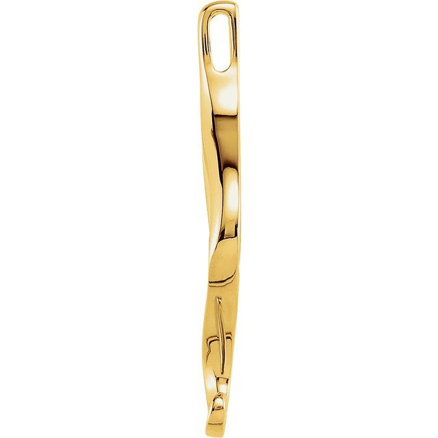 14K Yellow Freeform Pendant
