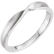 Sterling Silver 3 Mm Stackable Twisted Ring