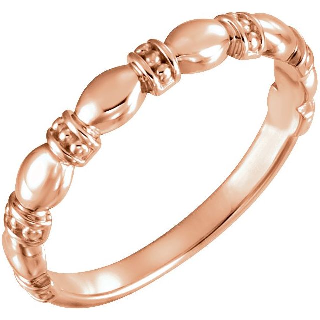14k Rose Stackable Ring