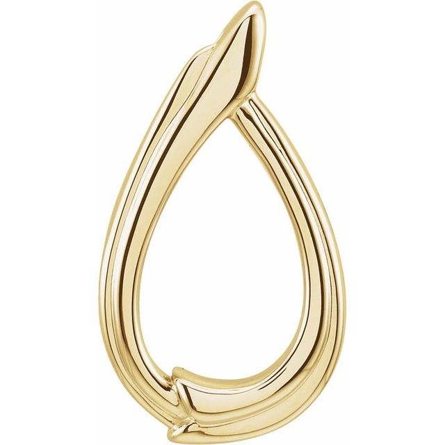 14K Yellow Freeform Pendant