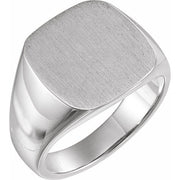 Sterling Silver Square Signet Ring