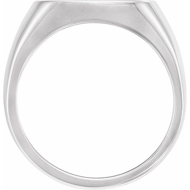 Sterling Silver Square Signet Ring