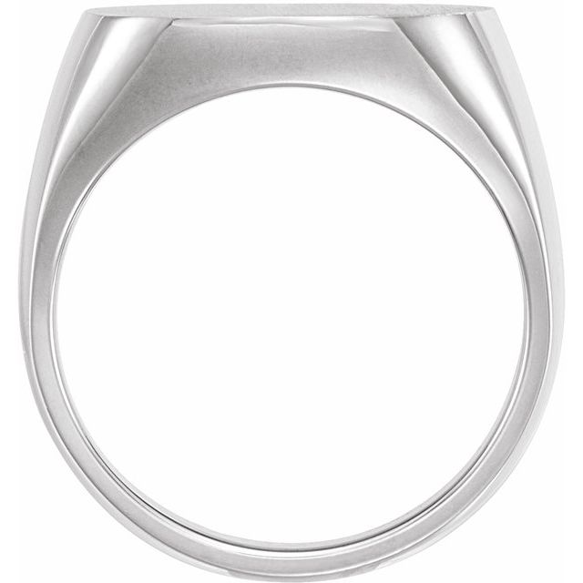 Sterling Silver Square Signet Ring