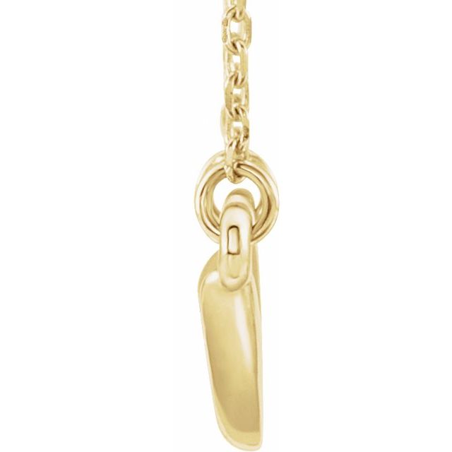 14k Yellow Horn 16-18' Necklace