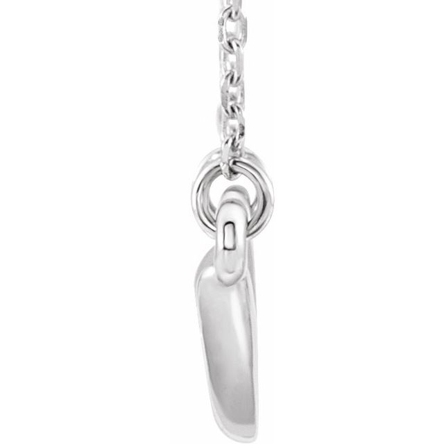 14k White Horn 16-18' Necklace