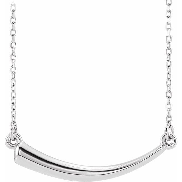 14k White Horn 16-18' Necklace