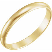 14K Yellow Midi Ring Size .75