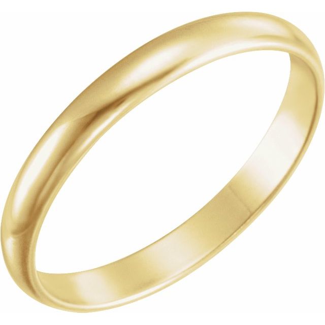 14K Yellow Midi Ring Size .75
