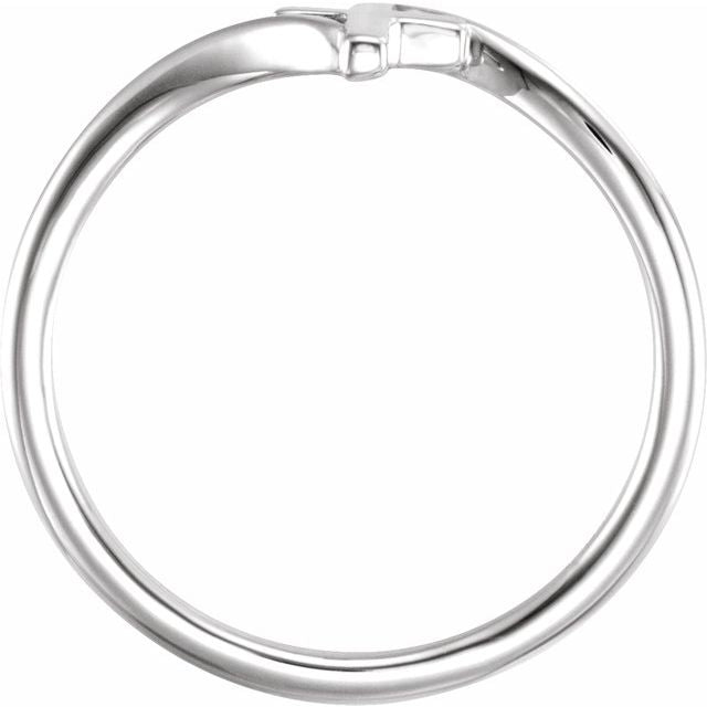 Sterling Silver Cross Bypass Ring