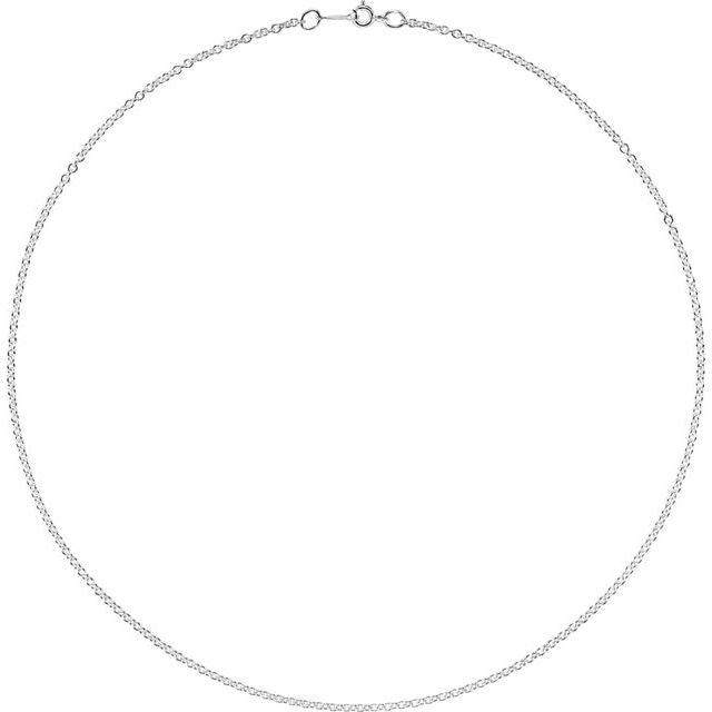 Sterling Silver 2.1 Mm Cable 24' Chain