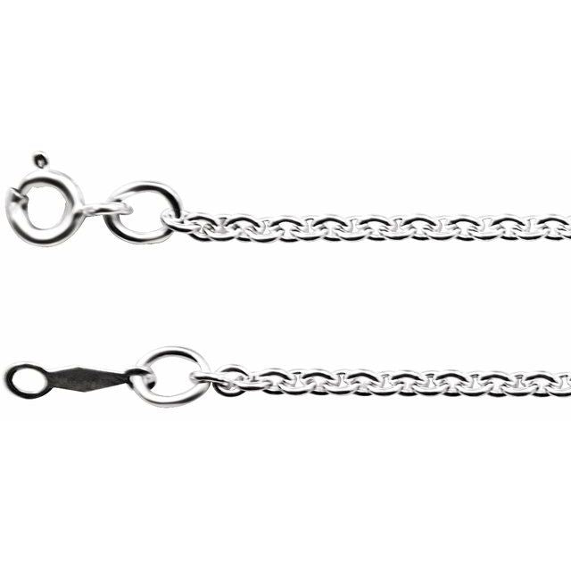 Sterling Silver 2.1 Mm Cable 24' Chain