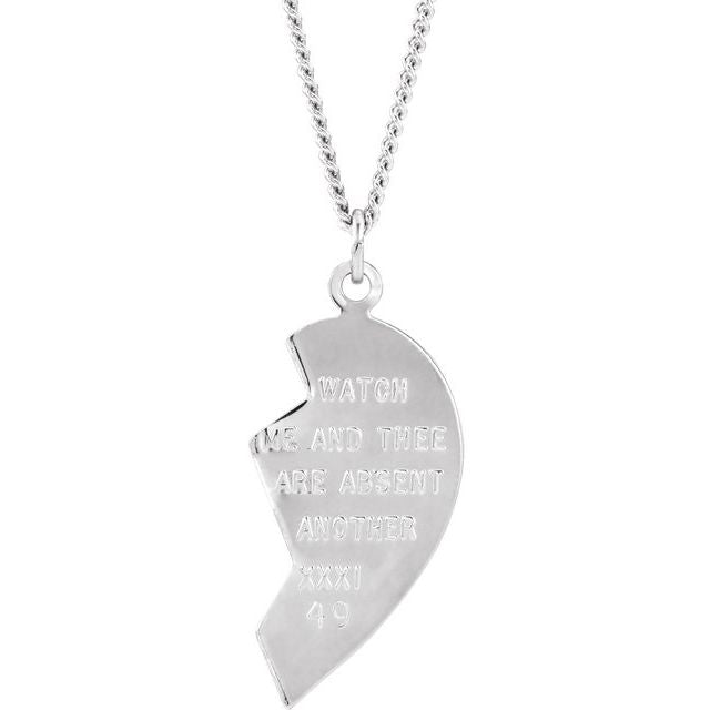 Sterling Silver Miz Pah 24' Necklace