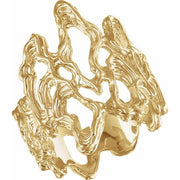 14k Yellow Freeform Ring