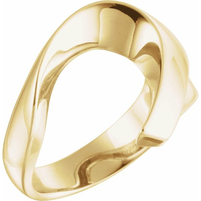 14k Yellow Freeform Ring