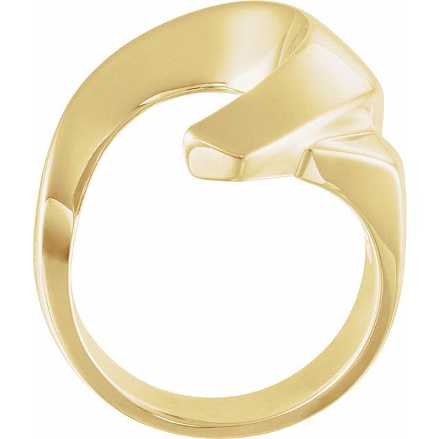 14k Yellow Freeform Ring