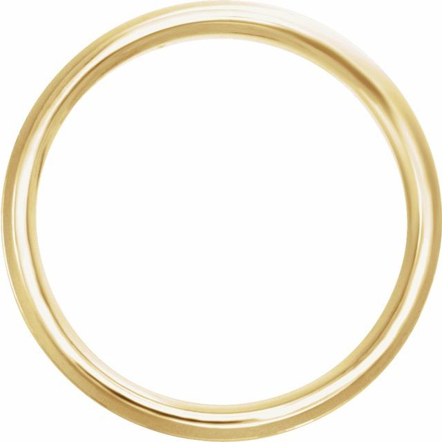 14k White/yellow 7 Mm Grooved With Bead Blast Finish Size 8.5