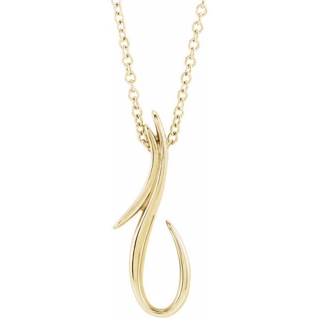 14k Yellow Freeform 16-18' Necklace