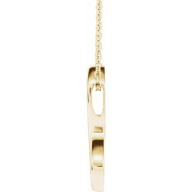 14k Yellow Freeform 16-18' Necklace