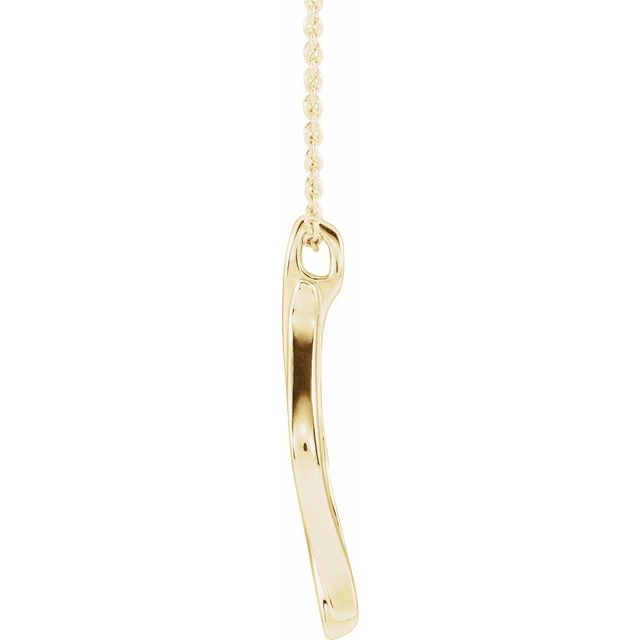 14k Yellow Freeform 16-18' Necklace
