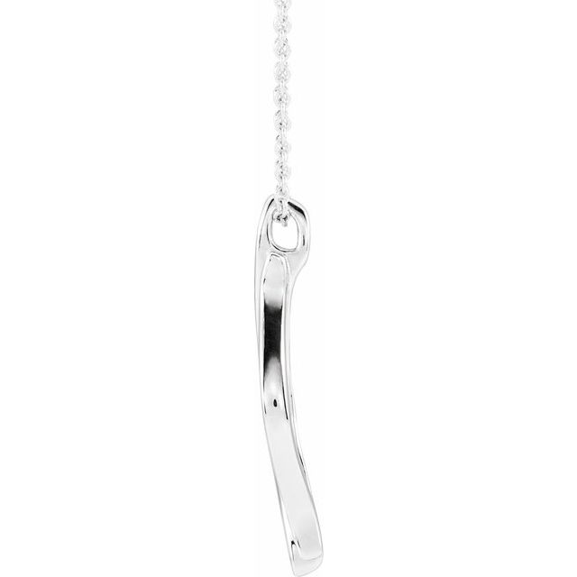 Sterling Silver Freeform 16-18' Necklace
