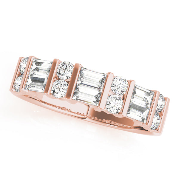 Wedding Bands Fancy Shape Baguette