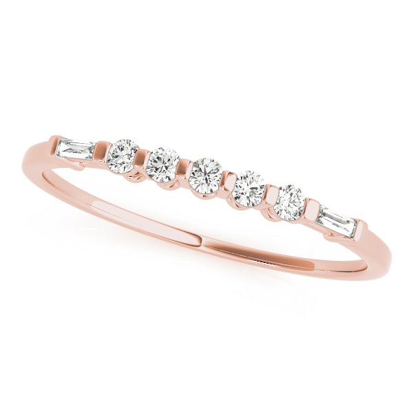 Wedding Bands Fancy Shape Baguette