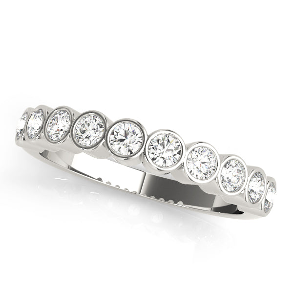 Wedding Bands Bezel Set