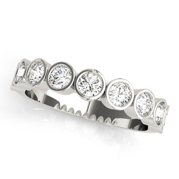 Wedding Bands Bezel Set