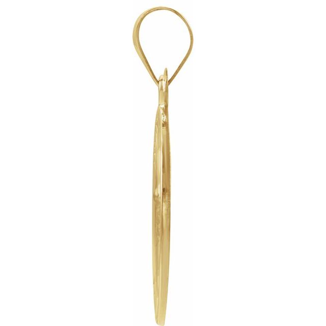 14K Yellow Infant of Prague Medal