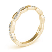 Straight Braided Wedding Band