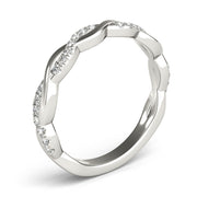 Straight Braided Wedding Band