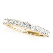 Straight Diamond Wedding Band