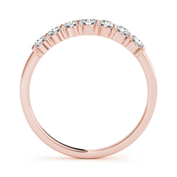 Straight Diamond Wedding Band
