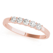 Straight Diamond Wedding Band