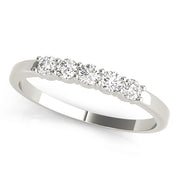 Straight Diamond Wedding Band