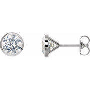14K White 1/5 CTW Natural Diamond Cocktail-Style Earrings