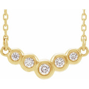 14K Yellow  1/8 CTW Natural Diamond 18' Necklace