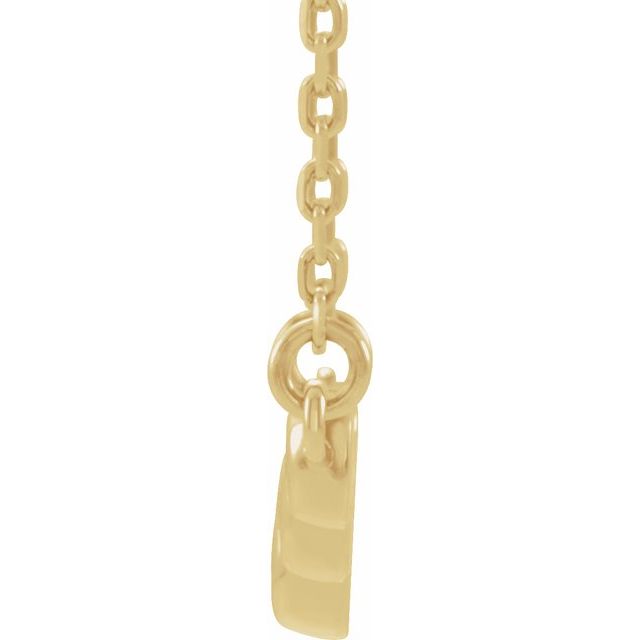 14K Yellow  1/8 CTW Natural Diamond 18' Necklace